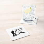 Dessous-de-verre Carré En Papier PCT - Pacific Crest Trail (En situation)