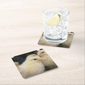 Dessous-de-verre Carré En Papier Peeps (En situation)