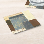 Dessous-de-verre Carré En Papier Peinture moderne de panneau (Incliné)