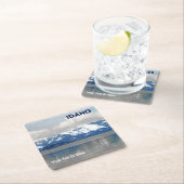 Dessous-de-verre Carré En Papier Pend Oreille (En situation)