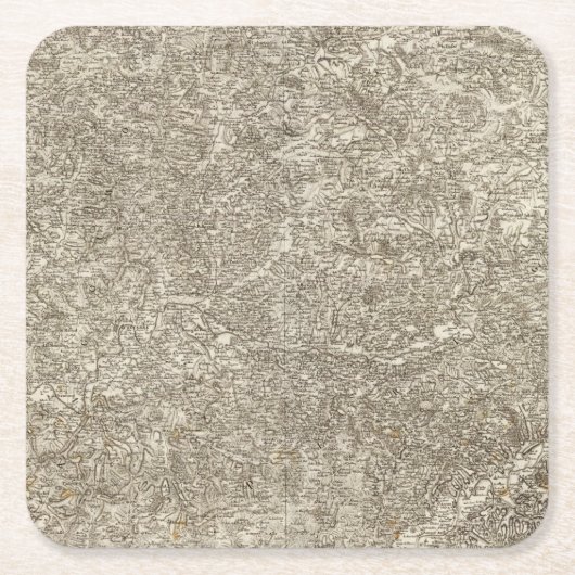 Dessous-de-verre Carré En Papier Perigueux (Devant)