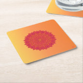 Dessous-de-verre Carré En Papier Personalized Mandala Paper Coasters (Incliné)
