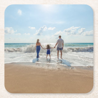 Dessous-de-verre Carré En Papier Personnalisé