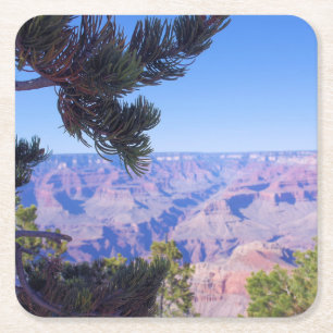 Dessous-de-verre Carré En Papier Perspective Grand Canyon - Arizona - Dessous de ve