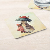 Dessous-de-verre Carré En Papier Peter Rabbit (Benjamin) (Incliné)