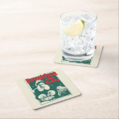 Dessous-de-verre Carré En Papier Petit-Déjeuner Avec Buddy (En situation)