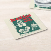 Dessous-de-verre Carré En Papier Petit-Déjeuner Avec Buddy (Incliné)