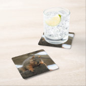 Dessous-de-verre Carré En Papier Pfft (En situation)