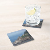 Dessous-de-verre Carré En Papier Phare de l'Orégon (En situation)