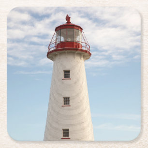 Dessous-de-verre Carré En Papier Phare de Point Prim