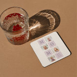 Dessous-de-verre Carré En Papier Photo de collage moderne Meilleure mère Ever Purpl<br><div class="desc">Photo De Collage Moderne Best Mom Ever Purple Cadeau. Meilleur cadeau personnalisé pour la journée des mères,  la journée de la femme ou l'anniversaire de maman. Surprenez Maman avec un cadeau qui est aussi Extraordinaire qu’elle.</div>