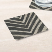 Dessous-de-verre Carré En Papier Pierre - Lignes (Incliné)