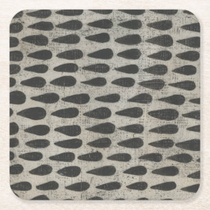 Dessous-de-verre Carré En Papier Pierres - gouttes