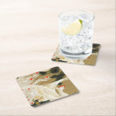 Dessous-de-verre Carré En Papier Pine Tree & Phoenix (Coeur d'Amour Phoenix), Jakuc (En situation)