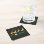 Dessous-de-verre Carré En Papier Piscine (En situation)