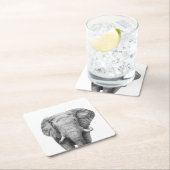 Dessous-de-verre Carré En Papier Plan de sauvegarde IV (En situation)