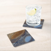 Dessous-de-verre Carré En Papier Planète Jupiter Great Red Spot (En situation)