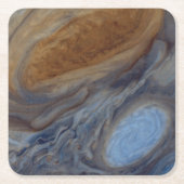 Dessous-de-verre Carré En Papier Planète Jupiter Great Red Spot (Devant)