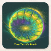 Dessous-de-verre Carré En Papier Plasma articulé (Devant)