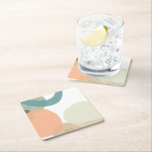 Dessous-de-verre Carré En Papier Platelet (En situation)