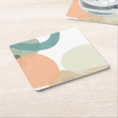 Dessous-de-verre Carré En Papier Platelet (Incliné)