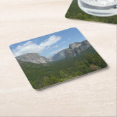 Dessous-de-verre Carré En Papier Point d'inspiration dans le parc national Yosemite (Incliné)