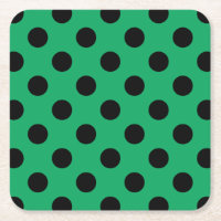 Pois noirs sur vert frais