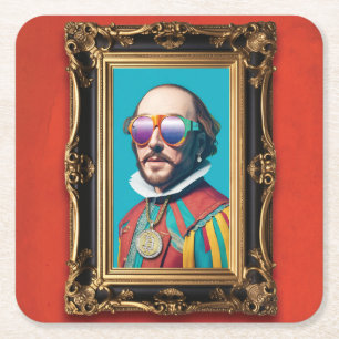 Dessous-de-verre Carré En Papier Polissage Shakespeare