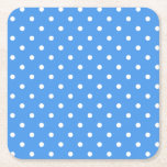 Dessous-de-verre Carré En Papier Polka dot<br><div class="desc">Pour les vrais amoureux des pois</div>
