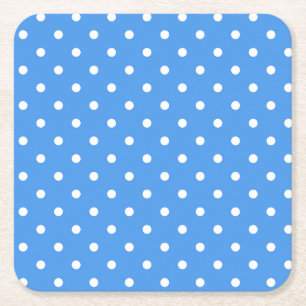 Dessous-de-verre Carré En Papier Polka dot