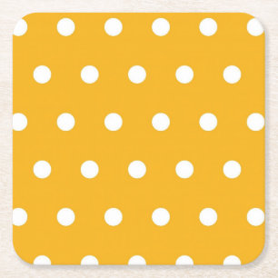 Dessous-de-verre Carré En Papier Polka dot