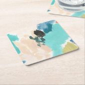 Dessous-de-verre Carré En Papier Polymerique III (Incliné)