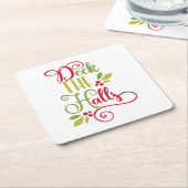 Dessous-de-verre Carré En Papier pont (Incliné)