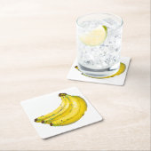 Dessous-de-verre Carré En Papier Porta-copos Banana:  (En situation)