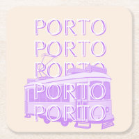 Porto Travel Art, Portugal, Pastel, Minimaliste