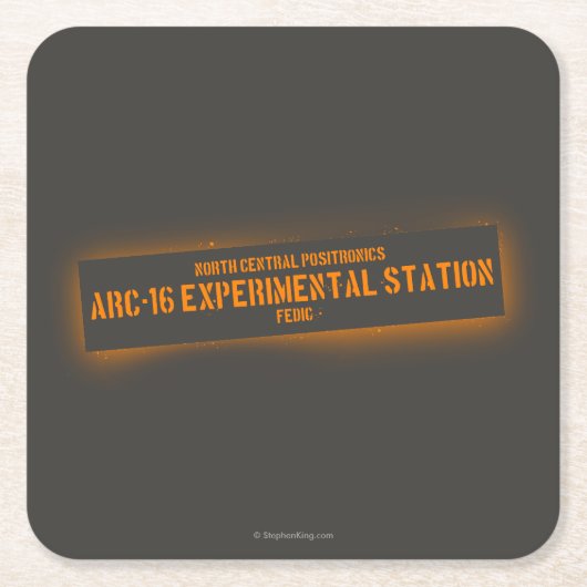 Dessous-de-verre Carré En Papier Positronics central du nord (Devant)