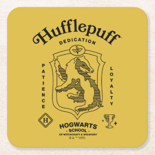Dessous-de-verre Carré En Papier POUXGRUFF™ Dévouement Patience Loyauté Blason