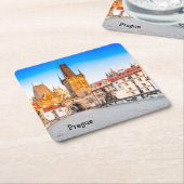 Dessous-de-verre Carré En Papier Prague (Incliné)