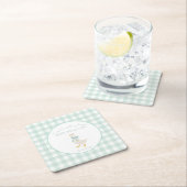 Dessous-de-verre Carré En Papier Preppy Goose (En situation)