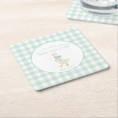 Dessous-de-verre Carré En Papier Preppy Goose (Incliné)