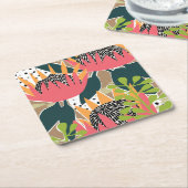 Dessous-de-verre Carré En Papier Protea Ier (Incliné)