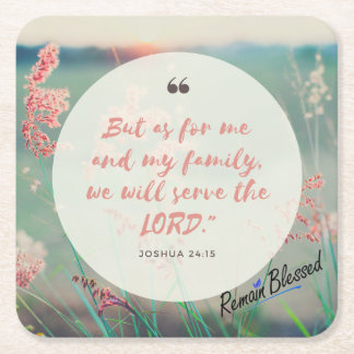 Dessous-de-verre Carré En Papier Quant à moi et à ma Chambre