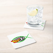 Dessous-de-verre Carré En Papier Que ferait Joker ? (En situation)