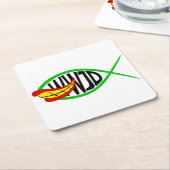 Dessous-de-verre Carré En Papier Que ferait Joker ? (Incliné)