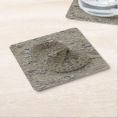 Dessous-de-verre Carré En Papier R9 Prairie Rattlesnake (Incliné)