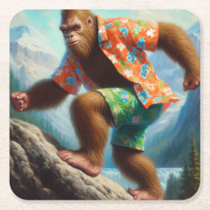 Dessous-de-verre Carré En Papier Randonnée