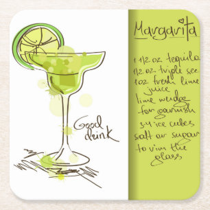 Dessous-de-verre Carré En Papier Recette de Margarita