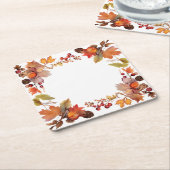 Dessous-de-verre Carré En Papier Récolte : Récolte de germes (Incliné)