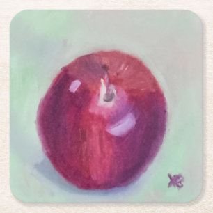 Dessous-de-verre Carré En Papier Red Delicious
