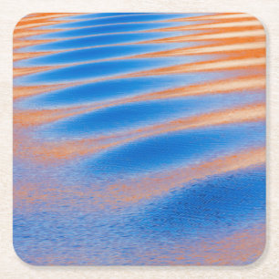 Dessous-de-verre Carré En Papier Reflet de falaise dans le lac Powell Glen Canyon